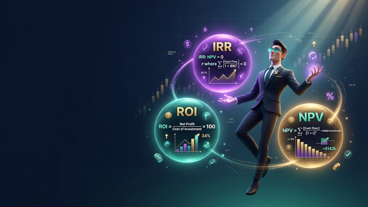 ROI vs IRR vs NPV: Choosing the Right Investment Metric